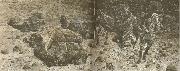 william r clark hedins expedition under en sandstorm langt inne i takla makanoknen i april 1894 china oil painting artist